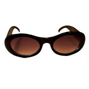 Gucci Black Rhinestone Logo Sunglasses